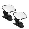 DECORNIJIA Back Seat Mirror Rear View Car Mirror for Safety Universal Clip-on Rear Facing Adjustable Wide Angle for Backseat Monitoring 2pcs view 1