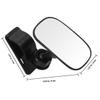 DECORNIJIA Back Seat Mirror Rear View Car Mirror for Safety Universal Clip-on Rear Facing Adjustable Wide Angle for Backseat Monitoring 2pcs view 2