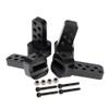 4Pcs Aluminum Rear Upper Link Riser Anti-Squat Mount Compatible with II AR44 Chassis DIY 90046 Upgrade(Black) view 1