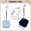 KiBcsLic Doll Stand Stand up Support for Home Exhibitions Stable Doll Holder Adjustable Height for 1/3 1/4 Scale Figures Accessories , White view 4