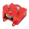 Jonlaki RC Car Dual Rotor Motor Transmission Assembly with POM Skid Plate for SCX10 /10 Scale Crawler, Red (Red) view 3