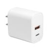 BoxWave Charger Compatible with My Arcade Atari Gamestation Go (7 in) - PD miniCube (20W), 20W PD USB Type-C Wall Charger - Winter White view 2