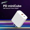 BoxWave Charger Compatible with My Arcade Atari Gamestation Go (7 in) - PD miniCube (20W), 20W PD USB Type-C Wall Charger - Winter White view 3