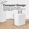 BoxWave Charger Compatible with My Arcade Atari Gamestation Go (7 in) - PD miniCube (20W), 20W PD USB Type-C Wall Charger - Winter White view 4