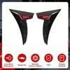 EAGRI 2 Pcs Car Spoiler for Ford Maverick 2026 2025 2024 2023 2022, Side Fender Vents Decoration Air Flow Intake Sticker Auto Exterior Shark Gills,Black view 3