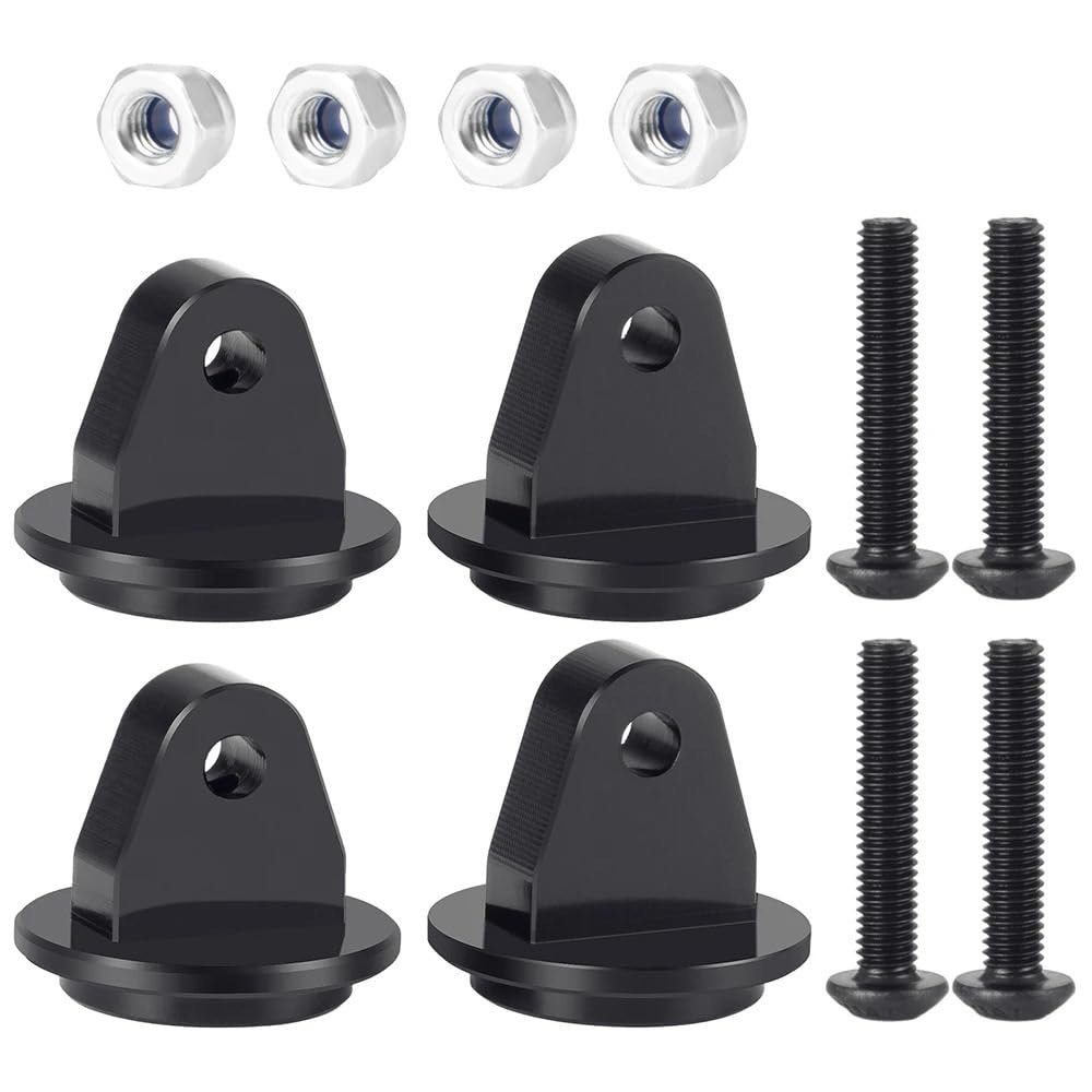 Aluminum Alloy Spring Retainers Shock Cups for Tamiya Lunch Box CW-01 1/12 RC Car Monster Truck Upgrade Parts