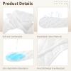 12 Pcs Reusable Cotton Nursing Pads, Absorbent Bra Liners, 18.1 In Soft Breathable Breast Pads, White view 3