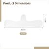 12 Pcs Reusable Cotton Nursing Pads, Absorbent Bra Liners, 18.1 In Soft Breathable Breast Pads, White view 4