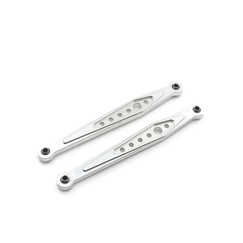 Rc Connecting Rod Models For WLtoys 1/12 12427 12428-A B 12423 FY01 FY02 FY03 Metal Upgrade Retrofit Rear Tie Rod RC Car Parts Accessories(Silver)