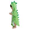 AwnsIMfreien Baby Towels, Baby Towels with Hood, Absorbent & Soft Dinosaur Hooded with Horns, Bath for Home Shower, Pool Swimming and Beach Robe, Hooded view 1