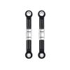 Rc Connecting Rod Models For MJX H16 16207 16208 16209 16210 1/16 2pcs Metal Front Steering Rod Links RC Car Upgrades Parts Accessories(Black) view 1
