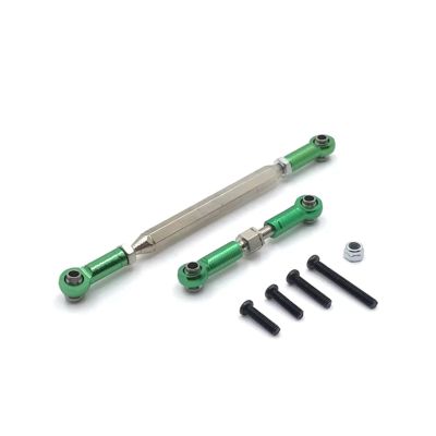 Rc Connecting Rod Models For MangNiu D90 D91 D96 For MN98 99S V1 1/12 Metal Upgrade Steering Gear Pull Rod Remote Control Car Parts Accessories(Green)