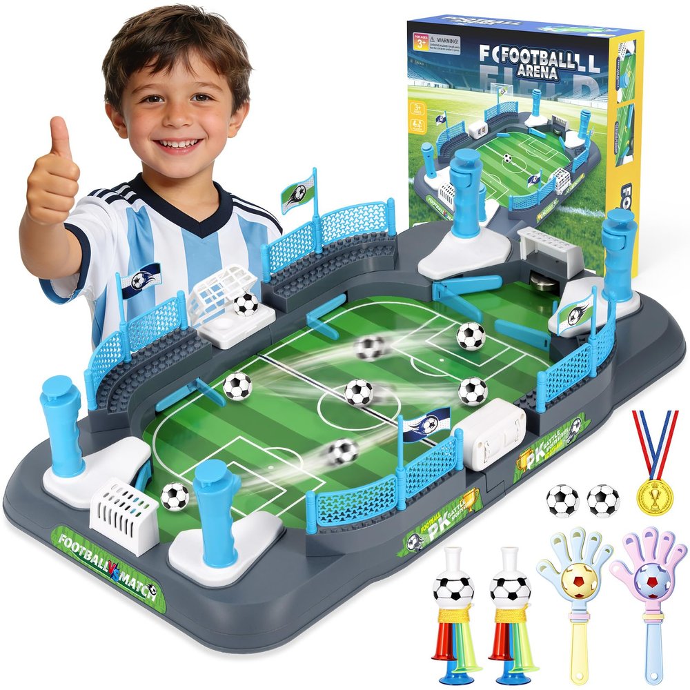 Mini Foosball Table Game for Boys Soccer Game Set Gifts Kids Toy Football Games Board for Indoor Sports Game Room Pinball Interactive Birthday Gift Toys for 3 4 5 6 7 8-12 Year Old Family Gatherings