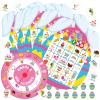 Capoda Easter Bingo Game for 24 Players Adults Easter Egg Bunny Bingo Cards with Turntable Marking Cards Spring Party Games for Family Friends Large Group School Classroom Activities Party Favors view 1