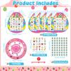 Capoda Easter Bingo Game for 24 Players Adults Easter Egg Bunny Bingo Cards with Turntable Marking Cards Spring Party Games for Family Friends Large Group School Classroom Activities Party Favors view 2