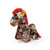 2026 Year of The Horse Handmade Embroidered Floral Fabric PlushHorse, Chinese Zodiac Decor for Spring Festival Lunar New Years Home Car Decor (D 16CM) view 1