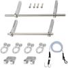 Adjustable 1/10Scale Bumper Mount Front/Rear,Metal BumperKit RC Crawler for Axial SCX10 TRX4 confident(Silver) view 1