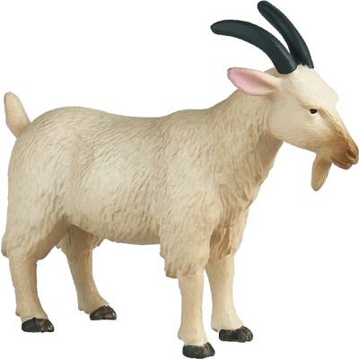 Hfppkn Mini Goat Figurines, Mini Sheep Figurines Simulated PVC Goat Models Realistic Farm Animal Decorations for Moss Terrarium Dollhouse DIY Craft Educational Displays Christmas Decor