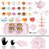 Tea Party Set for Little Girls, 49PCS Princess Tea Time Toys Including Tea Set Dessert Carrying Case, Toddler Girl Toys Kids Kitchen Pretend Playset, 3 - 8 Year Old Girl Birthday Children's Day Gifts view 2