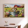 Spring Easter Exotic Shorthair Cat Jigsaw Puzzles for Adults 1000 Piece, Farmhouse Barn Kitten Wooden Printed Puzzles, Country Pet Pattern Decor for Home Entertainment view 2