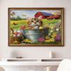Spring Easter Exotic Shorthair Cat Jigsaw Puzzles for Adults 1000 Piece, Farmhouse Barn Kitten Wooden Printed Puzzles, Country Pet Pattern Decor for Home Entertainment view 4