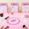 Capoda Spa Party Bingo Game for 24 Players Adults Pink Makeup Bingo Cards with Turntable Marking Cards Beauty Themed Games for Women Sleepover Bachelorette Slumber Family Friends Group Party Favors view 4
