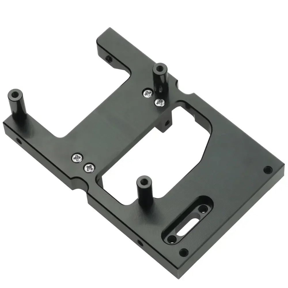 Rc Drift Cars Parts For JJRC For WPL B14 B24 C14 C24 B16 B36 Q60 Q61 1/16 Steering Servo Warehouse Fixed Mounting Bracket RC Car Part(Black)
