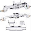 109.6g Aluminum CNC Extended 20mm for TRX4M Portal Axle with Two Servo Mount, confident(Silver) view 1