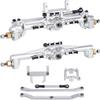 109.6g Aluminum CNC Extended 20mm for TRX4M Portal Axle with Two Servo Mount, confident(Silver) view 2