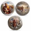 2026 Journey of Peace Mission Commemorative Coin, 2026 Peace Mission Journey Commemorative Coin, Historic 2,300-Mile Pilgrimage Tribute Honoring Compassion Souvenir, Mindfulness Buddhist (3pcs(ABC)) view 1
