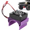 SUNGOOYUE Heat Sink, Aluminum Plastic 36mm RC Car Cooler for 1/10 with Efficient Airflow Design (Purple) view 4