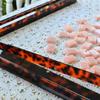 Tortoise Shell Rack & Pusher Set, Tortoise Shell Acrylic Mahjong Rack Set with Fully Detachable Magnetic Pushers, Tortoise Shell Mahjong Racks,17.5 Inch Extended Length, Glossy Finish #54dd2 (#AB) view 2