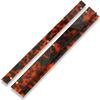 Tortoise Shell Rack & Pusher Set, Tortoise Shell Acrylic Mahjong Rack Set with Fully Detachable Magnetic Pushers, Tortoise Shell Mahjong Racks,17.5 Inch Extended Length, Glossy Finish #54dd2 (#AB) view 4