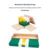 HLS maoyi Montessori Wooden 2/3 Times Cube, Auxiliary Tool Early Mathematics Teaching Educational Preschool Training Math Learn Toys,Triple view 2