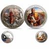 2026 Journey of Peace Mission Commemorative Coin, 2026 Peace Mission Journey Commemorative Coin, Historic 2,300-Mile Pilgrimage Tribute Honoring Compassion Souvenir, Mindfulness Buddhist (2pcs(BC)) view 1