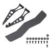 Carbon Fiber RC Car Tail Wing, Universal Rear Spoiler for 1/10 Scale RC Cars, Lightweight High - Strength Rear Wing with Brackets for TT02 XV01 PTG2 Drift Racing view 1
