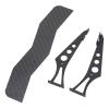 Carbon Fiber RC Car Tail Wing, Universal Rear Spoiler for 1/10 Scale RC Cars, Lightweight High - Strength Rear Wing with Brackets for TT02 XV01 PTG2 Drift Racing view 4