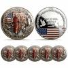 2026 Journey of Peace Mission Commemorative Coin, 2026 Peace Mission Journey Commemorative Coin, Historic 2,300-Mile Pilgrimage Tribute Honoring Compassion Souvenir, Mindfulness Buddhist (5pcs(C)) view 1