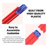 K TOMOTO Racetrack Connectors Compatible with Hot Wheels | Track Spacers, 2, 4 or 6 Lane Options (4 Pack) view 3