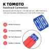 K TOMOTO Racetrack Connectors Compatible with Hot Wheels | Track Spacers, 2, 4 or 6 Lane Options (4 Pack) view 4