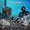 5PCS Fidget Toys Set EDC Spinner, Office Desk & Sensory Toys for Adults Teens, Cool Handheld Gadgets with Fidget Chain, Christmas Stocking Stuffer Party Favor, Birthday Gift Options for Men view 2