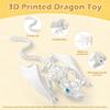 3D Printed Winged Dragon Articulated Fidget Toy Desk Decor Gift view 3