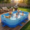 116" Foldable Pool for Kids & Adults,Indigo view 1