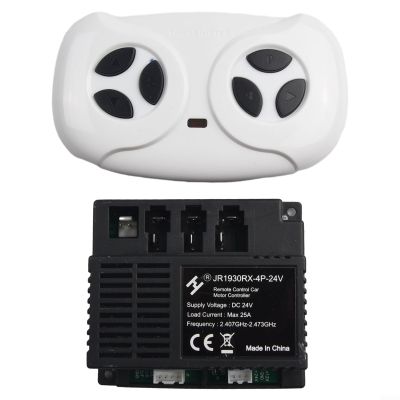 UrbanHui Upgrade Your For Children's Electric Car With JR1930RX 2 24V And JR1930RX 4P 24V Compatible Receiver(JR1930RX-4P-24V Full set)