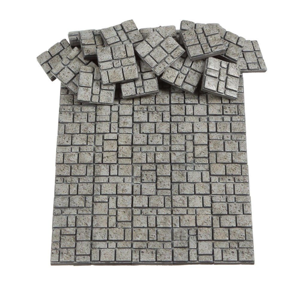 100pcs, Dollhouse Miniature Paving Stones, Tiles for Modeling, Fairy Garden, and Tabletop Terrain, REDUCIO!