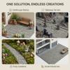 100pcs, Dollhouse Miniature Paving Stones, Tiles for Modeling, Fairy Garden, and Tabletop Terrain, REDUCIO! view 2