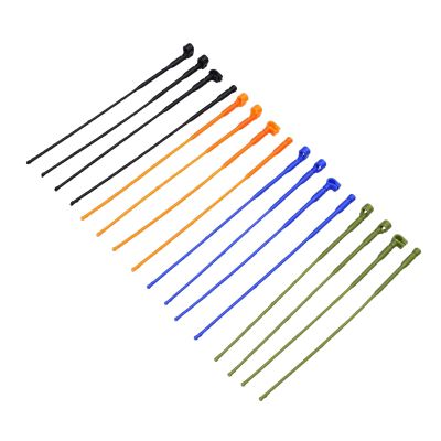 GEERYZHE 16pcs RC Simulation Antennae Lightweight Durable Accessories for 1/8 1/10 RC Crawler Car Black Green Orange Blue Colors