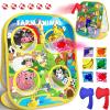 3-in-1 Farm Animal Bean Bag Toss Game for Boy Toddler Ages 3 4 5 Year Old, Cornhole Bags Set for 3-5 Preschool Kid, Outdoor Play Outside Toys in Backyard Lawn, Indoor Family Party Game, Birthday Gifts view 1