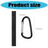 4 Pack Multifunctional Clips Strong Webbing Hooks for Diaper Bags Groceries Backpacks Wheelchairs Hook High Strength Hooks for Shopping Carts view 4