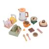 SUNGOOYUE Wooden Tea Party Set, Beech Wood Educational Toy with 29 PCS Accessories for Little Girls, Encourages Social Play and Fine Motor Skills view 4